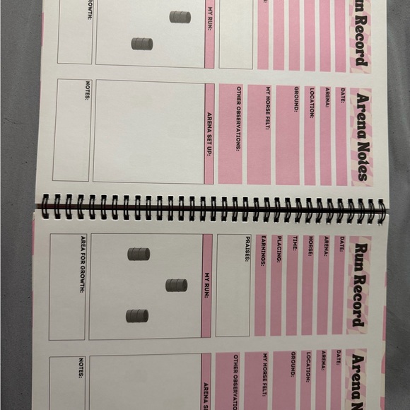 Pink Rodeo Planner Spiral Notebook - Picture 7 of 7